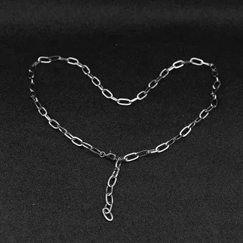 KPOP yıldız boyun kolye ile Erkekler ve kadınlar kısa kolye kişilik uzun zincir kolye kısa boyun zinciri paslanmaz çelik