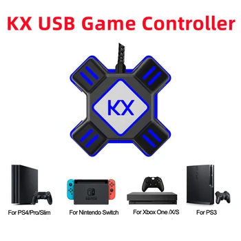KX Adaptörü USB Klavye Fare Oyun Denetleyicisi Dönüştürücü nintendo Anahtarı Xbox PS4 PS3 Gamepad USB Konsol Oyun Aksesuarları