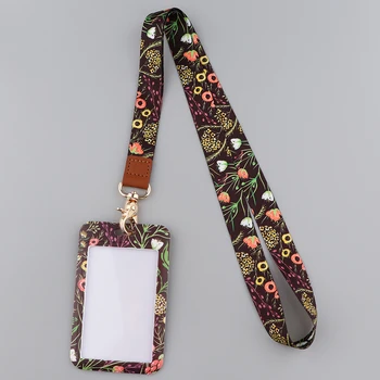 Küçük Yapraklar Boyun Askısı Boyunluklar tuşları KİMLİK Kartı Spor cep telefon askısı USB rozeti Tutucu DIY Telefon Asılı Halat Çiçekler Kordon