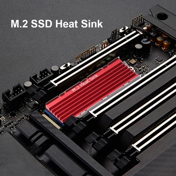 M. 2 SSD ısı Emici soğutucu NVME NGFF M. 2 2280 SSD sabit disk alüminyum ısı emici radyatör termal soğutma pedi masaüstü bilgisayar