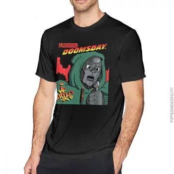 Mf Dome Tişörtleri Hop Kaya Dome T Shirt Pamuk grafikli tişört Adam Camisas Kısa Kollu Komik Streetwear Tshirt