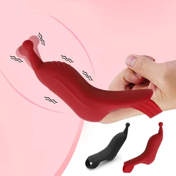 Mini Parmak Parmak Çekme Parmak Şekilli Vleeve Vibes Vajina Klitoris Stimülatörü G Noktası Vibratör Kadınlar için Seks Oyuncakları