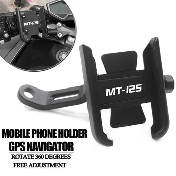 MT125 2021 Yamaha MT - 125 MT 125 2016-2020 Motosiklet CNC Alüminyum Alaşım Kolu Bar Cep Telefonu Braketi GPS Standı Tutucu