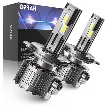 Oprah H4 H7 LED Araba far ampulü 40000Lm CSP 3570 120W H1 H3 H11 H8 HB4 HB3 9005 9006 9012 Canbus Otomatik Sis kafa lambası ışığı 12V