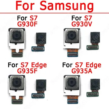Orijinal Arka Ön Kamera Samsung Galaxy S7 Kenar Aktif G930 G935 G891 Küçük Selfie Arka Ön Arka Kamera Modülü