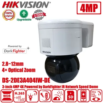 Orijinal Hikvision DS-2DE3A404IW-DE 3 inç 4MP POE H. 265 4X Powered by DarkFighter IR Ağ Hızı Dome CCTV PTZ Kamera