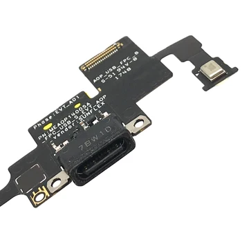 Orijinal USB şarj portu Mic Mikrofon yuva konnektörü Flex nokia için kablo 9 Saf Görünüm Onarım Parçaları