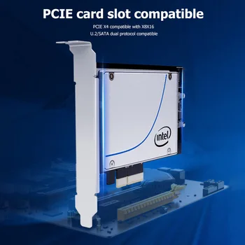 PCIE X4 U. 2 Adaptörü U2 / SATA Kiti SFF 8639 Ana Intel Anakart 750 2.5 