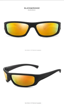 Polarize Güneş Gözlüğü Kadın UV400 Siyah Çerçeve Spor güneş gözlüğü Erkekler Marka Tasarımcısı Sürüş Gözlük Gafas 2023 Sıcak