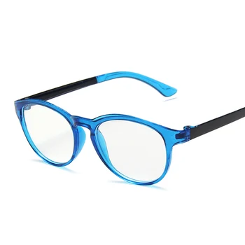 RBRARE Anti - mavi ışık gözlük çocuklar için Retro yuvarlak gözlük çerçevesi çocuk gözlük Retro anti-mavi ışık düz ayna Oculus