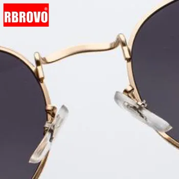 RBROVO 2021 Vintage Oval Klasik Güneş Gözlüğü Kadın / Erkek Gözlük Sokak Yendi Alışveriş Ayna Oculos De Sol Gafas UV400