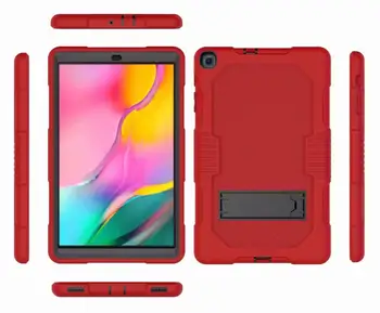 Samsung kılıfı Galaxy Tab A10. 1 T510 / T515 2019 Kickstand Silikon Darbeye Dayanıklı Tablet + Kalem