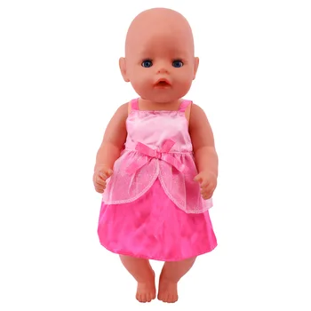 Sevimli oyuncak bebek giysileri Elbise İçin 18 İnç Kız Bebek ve 42 cm Yeni Doğan Bebek Bebek, doğum Günü Tatil Hediyeler