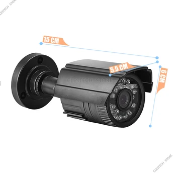 SONY-IMX326 720 P 1080 P 4MP 5MP CCTV AHD KAMERA Dijital HD 2.0 MP Güvenlik Gözetim Mini KAMERA Ev Açık Su Geçirmez IP66