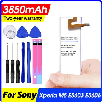 Sony Xperia İçin 3850 mah Agpb016-a001 Li-polimer M5 Pil M 5 E5603 E5606 E5653 E5633 E5643 E5663