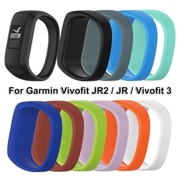 Sıcak Yumuşak akıllı saat Spor Çocuk Silikon saat kayışı bilezik kayışı Bilekliği Garmin Vivofit JR 2 / Vivofit 3