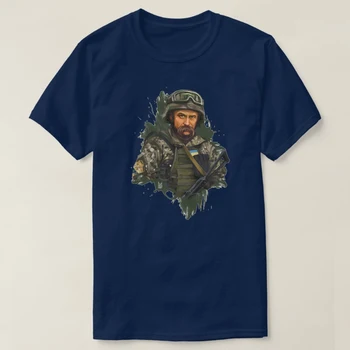 Taras Şevçenko Ukraynalı Vatansever Asker T Shirt. Yüksek Kaliteli Pamuk, Büyük Boy, Nefes Üst, Gevşek günlük t-shirt Yeni