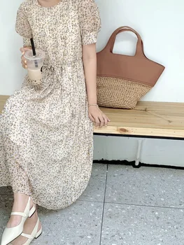 Tasarımcı Bayan Çanta Ekleme Bölünmüş Deri Harajuku Dokuma Hasır Çanta Yaz tek omuz çantaları Moda Kadın Casual Tote