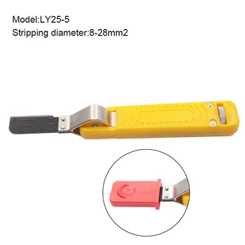 Taşınabilir kablo tel bıçak yalıtım yuvarlak kablo striptizci sıyırma kesiciler kanca bıçak