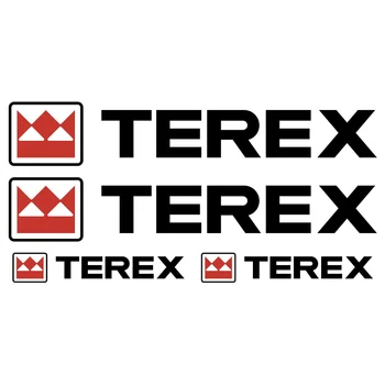 TEREX XL için aufkleber etiket bagger ekskavatör 4 Etiket Adet Araba Styling