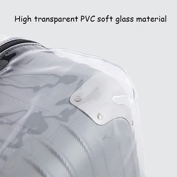 TİNBERON Şeffaf Bagaj Kapağı Kalınlaşmak Bagaj tozluk Yüksek Kaliteli Elastik Aşınmaya dayanıklı PVC Bavul Koruyucu Kapak