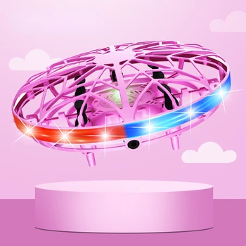 UFO sihirli indüksiyon uçak akıllı indüksiyon dönen süspansiyon uçan top roman dublör küçük dört eksenli oyuncak 2023