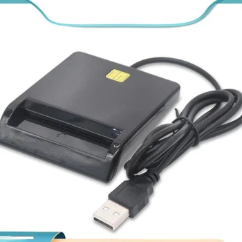 USB Akıllı kart okuyucu için Banka Kartı IC / ID EMV kart okuyucu için Windows 7 8 10 Linux IŞLETIM SISTEMI USB-CCID ISO 7816 için Banka Vergi Beyannamesi