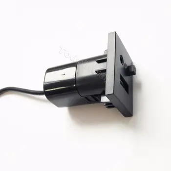 USB AUX Girişi Adaptörü Ses Radyo Mini USB Yuvası Kablosu Arabirim Düğmesi ford focus 2 için mk2 2009-2011 cmax kuga araba aksesuarları