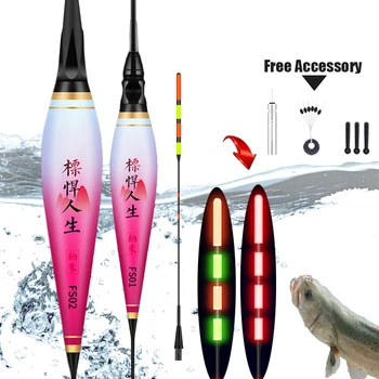WLPFISHING 1 ADET Balıkçılık Yerçekimi Sensörü Akıllı Şamandıralar Yüksek Parlaklık balık yemi Kanca Renk Değişimi Bobbers Takımları
