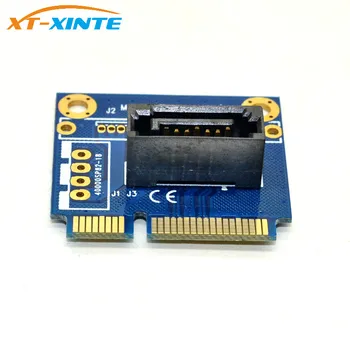 XT-XINTE mSATA SATA Dönüştürücü Kartı Mini SATA 7Pin PCI-e Uzatma adaptör panosu Yarım boy 2.5 