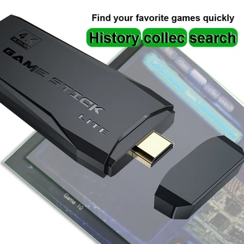 Y3 Lite 4K HD video oyunu Konsolu Dahili 10000 Klasik Oyunlar Retro Konsolu Kablosuz Denetleyici AV / HD Çıkışı Mini Oyun Kutusu