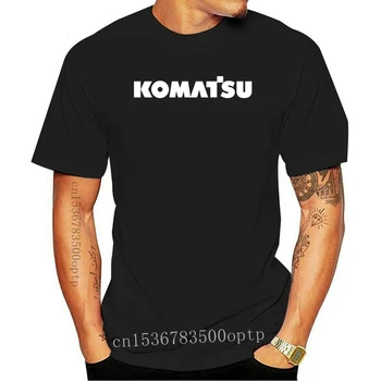 Yeni Erkek T shirt 2021 Komatsu Logo T Shirt s Tee Gömlek Klasik Üstleri komik tişört yenilik tshirt kadın