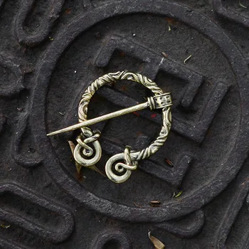 Yeni Retro Viking Broş Koleksiyonu Twists Düğümlü Fibula Pelerin Pin Penannular Pelerin Pin Şal Pin Viking Tarzı Pimleri Koleksiyonu