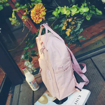 Yeni Tuval Sırt Çantaları Çok Fonksiyonlu Softback Kadın Sırt Çantası Okul Çantaları Kız Öğrenci Kitap Çantası Schoolbag Bolsas Mochilas