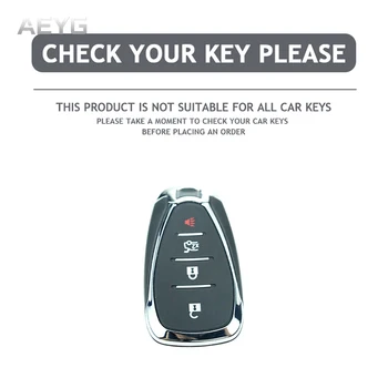Yumuşak TPU Araba akıllı anahtar Kılıfı Kabuk İçin Chevrolet Cruz Spark Sony Camaro Volt Cıvata Trax Mailbu Equinox Anahtarlık Aksesuarları