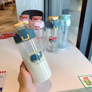 Yüksek kaliteli Su Şişesi 500 ML Tur Açık Spor Sızdırmaz Mühür Okul Su şişeleri çocuklar Drinkware BPA Ücretsiz