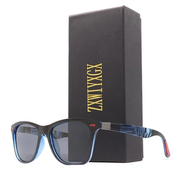 ZXWLYXGX 2020 Polarize Güneş Gözlüğü Kadın Erkek Klasik Marka Tasarımcısı Vintage Kare güneş gözlüğü Sürüş Ayna UV400 Gözlük