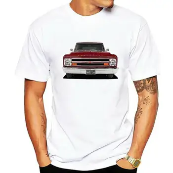 Özel Klasik Araba T-shirt 1967 Chevy C10 Vintage Kamyon Hediye T-Shirt
