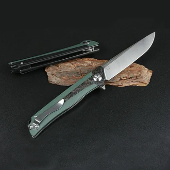 Ücretsiz kargo kıdemli keskin D2 çelik avcılık survival taktikleri katlanır bıçak sertlik 60 HRC EDC aracı High-end hediye bıçak